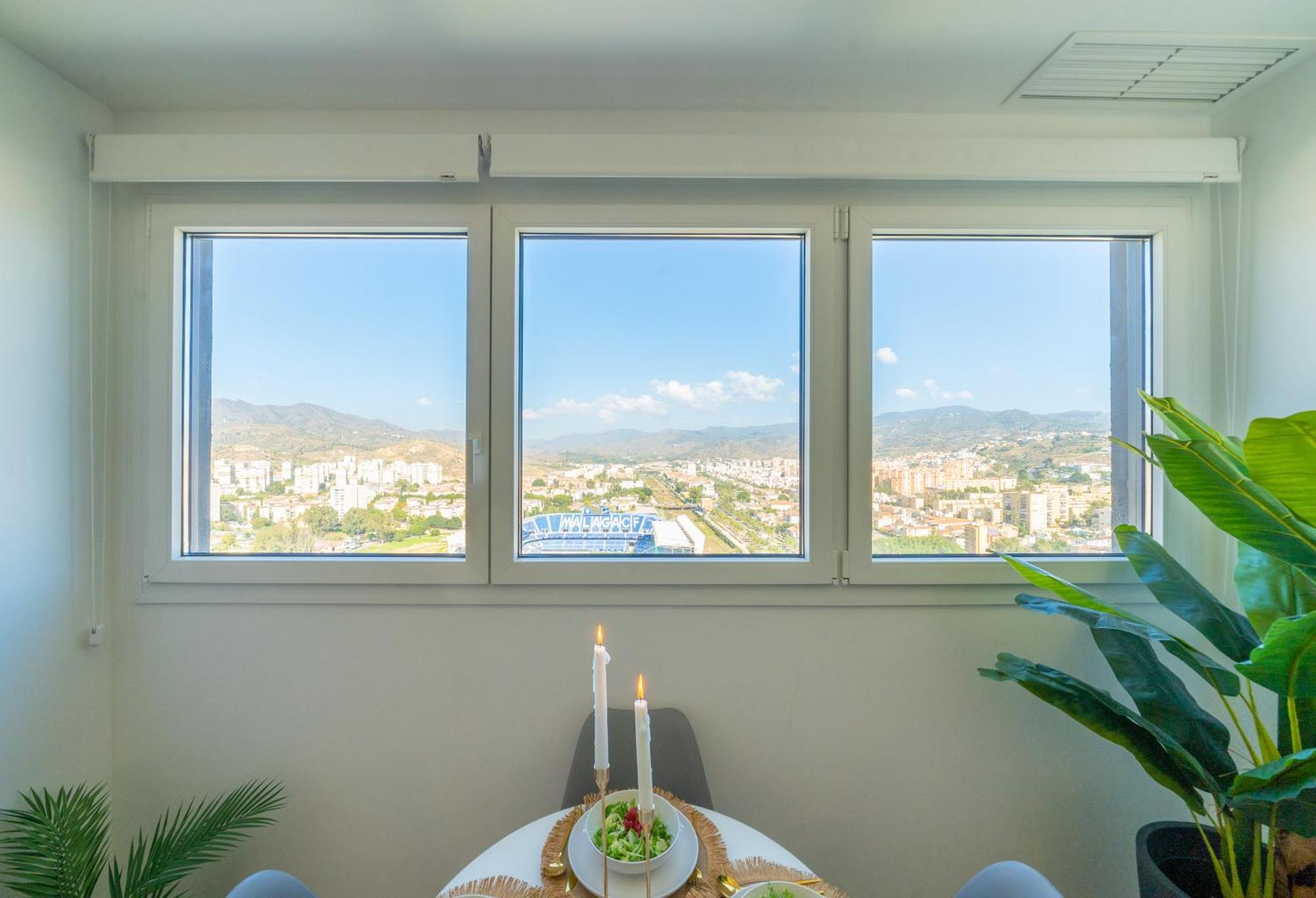 Xpce Urban 4 Malaga Skyline - Free Parking Apartamento Exterior foto
