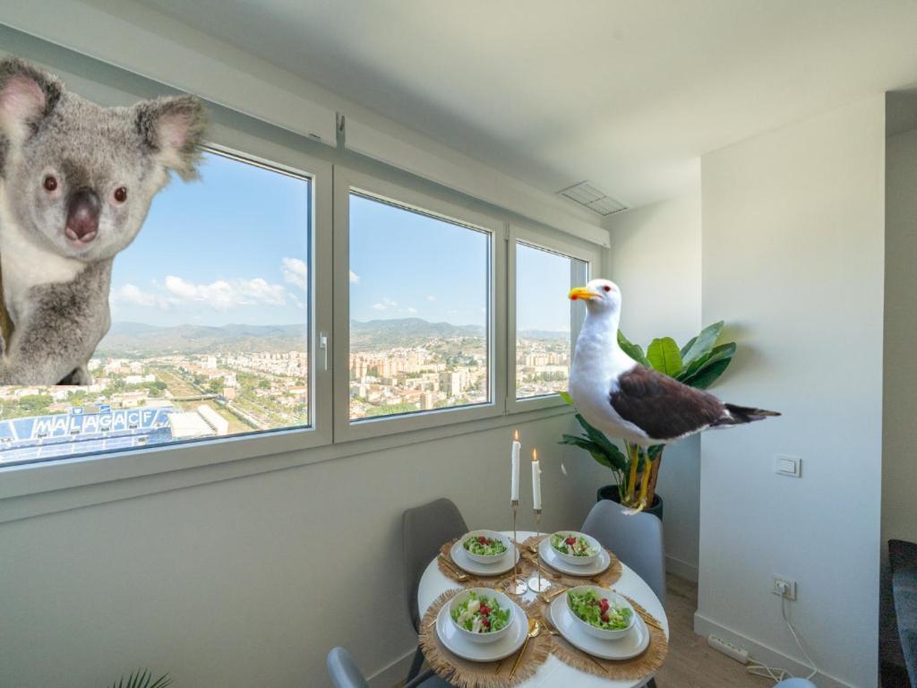 Xpce Urban 4 Malaga Skyline - Free Parking Apartamento Exterior foto